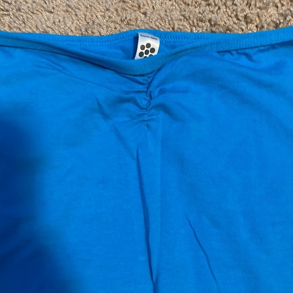 American Apparel strapless bodysuit in blue size M - Picture 3 of 4